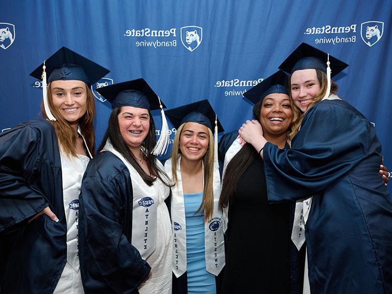 Graduating Penn State Brandywine Students